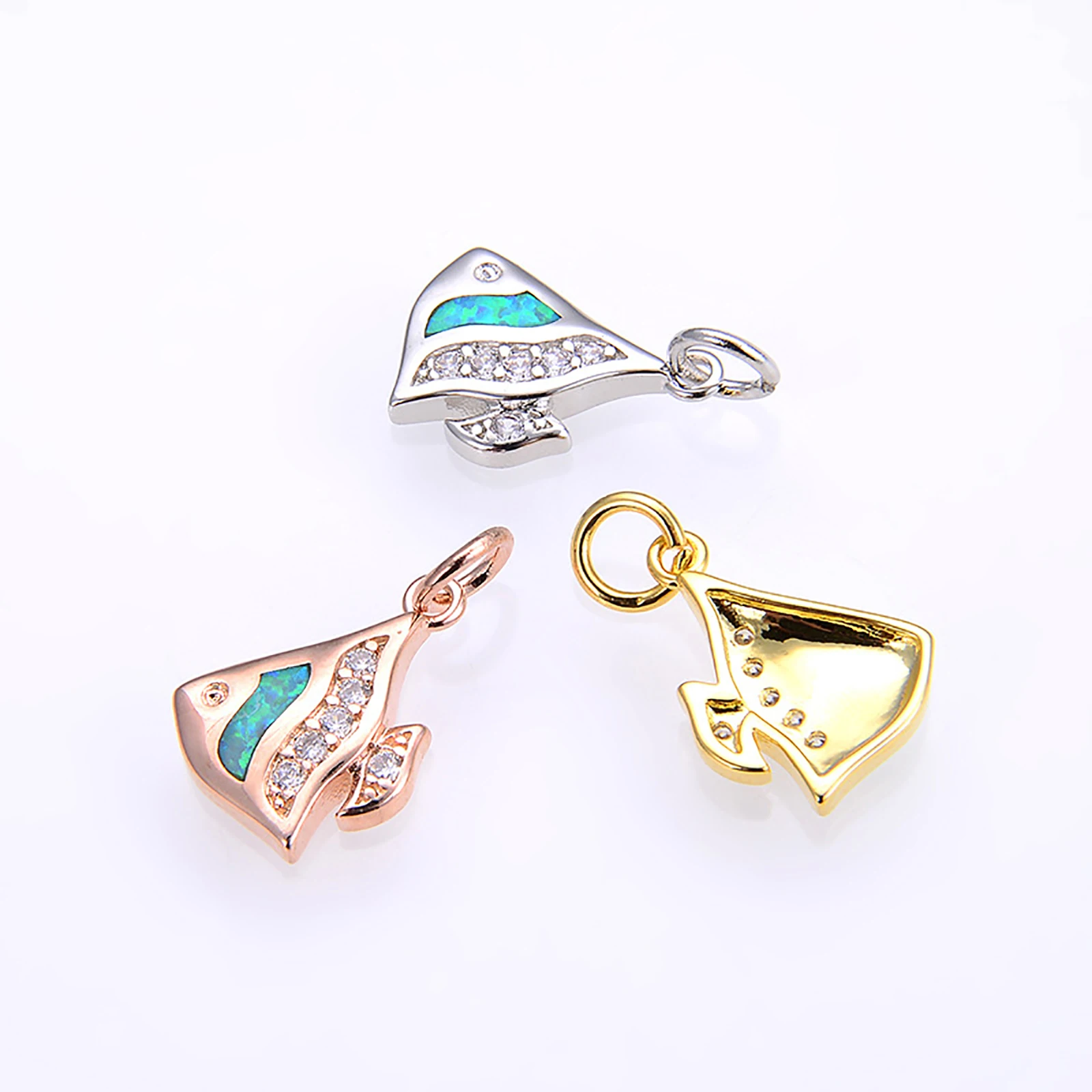 1 PC Copper Ocean Jewelry Pendant For Jewelry Making Color Blue Tropical Fish Micro Pave Clear Rhinestone 20mm x 13mm
1 PC Copper Ocean Jewelry Pendant For Jewelry Making Color Blue Tropical Fish Micro Pave Clear Rhinestone 20mm x 13mm