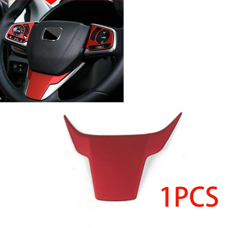 Panel Steering Wheel Cover Red Trims ABS Accessory For Honda Civic 2016-2019
Panel Steering Wheel Cover Red Trims ABS Accessory For Honda Civic 2016-2019