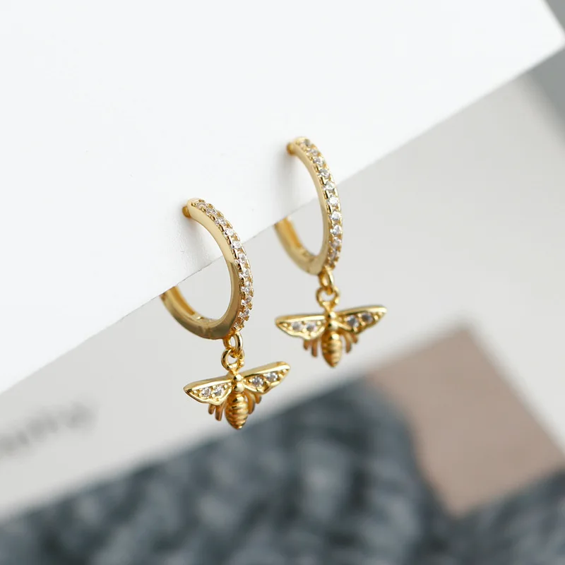 Punk 925 Sterling Silver Earring For Women Round Zircon Small Hoop Drop Earrings Animal Fashion Fine Jewelry Accessories
Punk 925 Sterling Silver Earring For Women Round Zircon Small Hoop Drop Earrings Animal Fashion Fine Jewelry Accessories