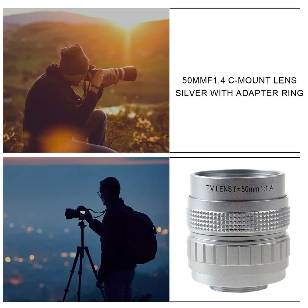 25/50mm F1.8/1.4 C Mount Manual Focus Wide Angle Movie Lens Camera Lens With Adapter Ring For M43 Gx7 Gh4 Em1 Em5 Em10 Nex7
25/50mm F1.8/1.4 C Mount Manual Focus Wide Angle Movie Lens Camera Lens With Adapter Ring For M43 Gx7 Gh4 Em1 Em5 Em10 Nex7
