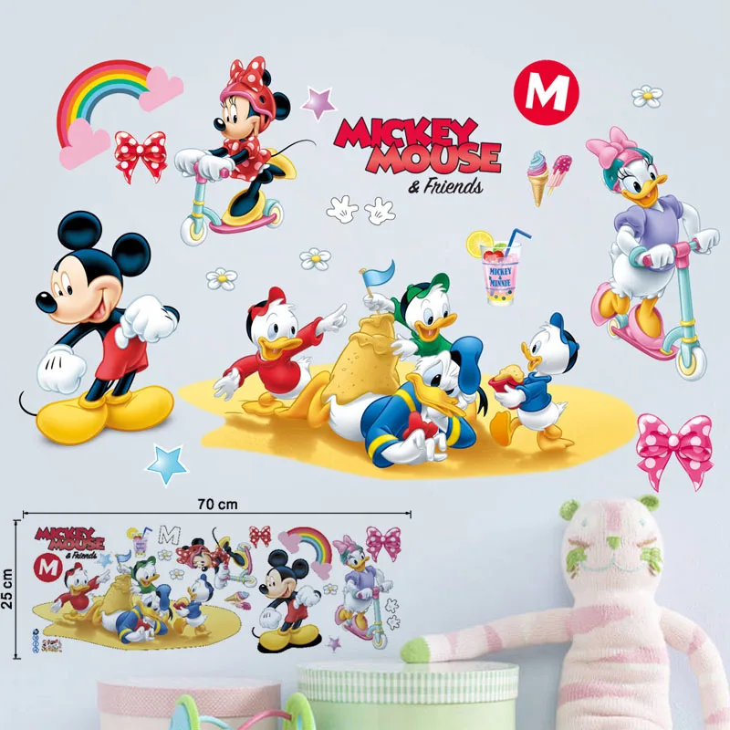 Disney Mickey Minnie Mouse Wall Stickers for Kids Girls Boys Room Bedroom Wall Decoration Princess Room Stickers Children Gifts
Disney Mickey Minnie Mouse Wall Stickers for Kids Girls Boys Room Bedroom Wall Decoration Princess Room Stickers Children Gifts