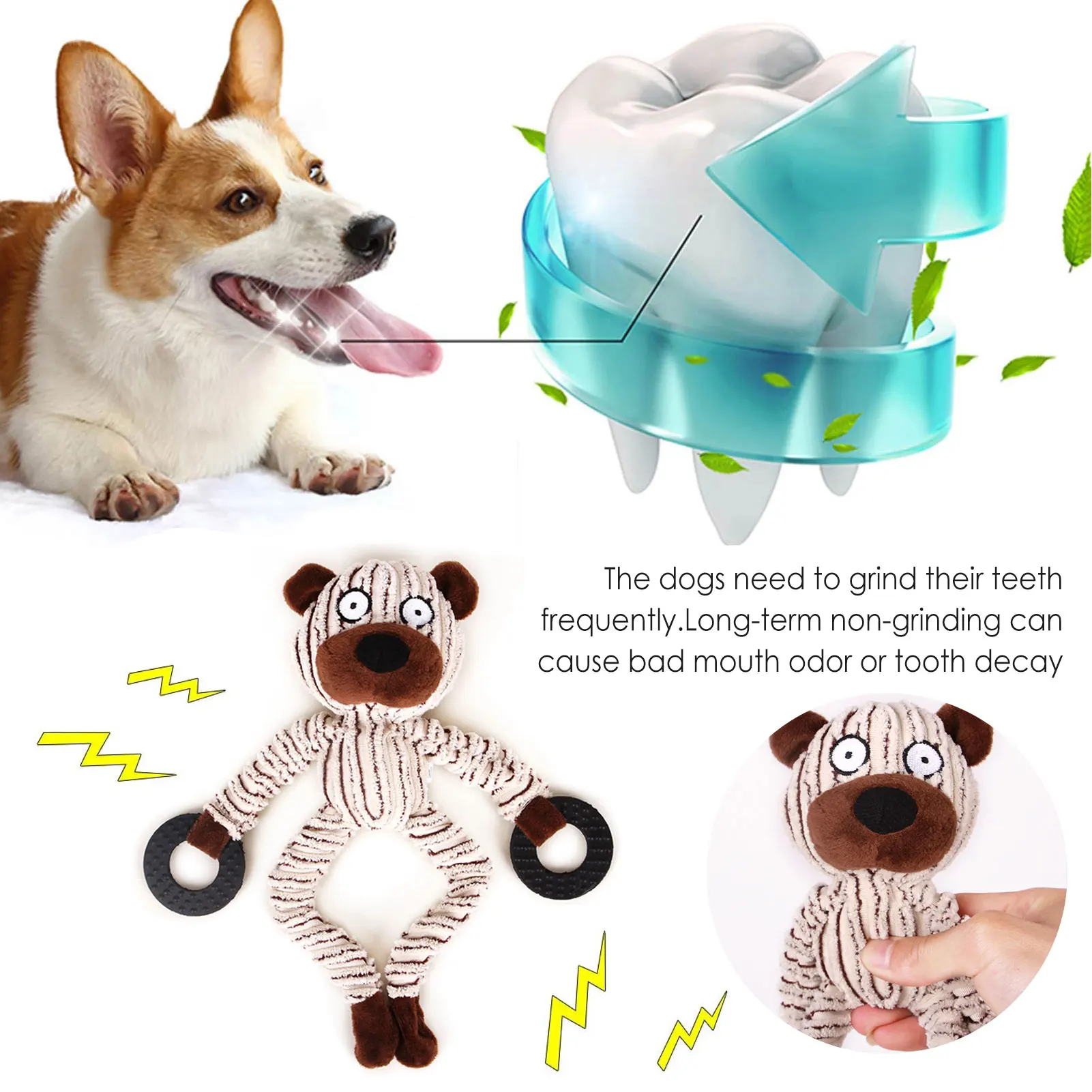 Dog Toys Donkey Shaped Corduroy Chew Pet Toy With Squeaker Interactive Toys For Dogs Puppy Toys To Clean The Teeth Pet
Dog Toys Donkey Shaped Corduroy Chew Pet Toy With Squeaker Interactive Toys For Dogs Puppy Toys To Clean The Teeth Pet