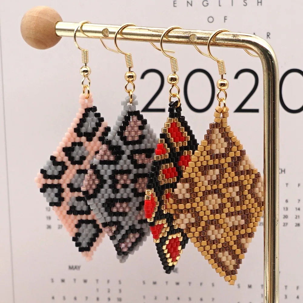 Go2boho Vintage Leopard Earring For Women Jewelry Gift 2021 Trendy Miyuki Drop Earrings Bead Jewellery Gift pendientes Wholesale
Go2boho Vintage Leopard Earring For Women Jewelry Gift 2021 Trendy Miyuki Drop Earrings Bead Jewellery Gift pendientes Wholesale