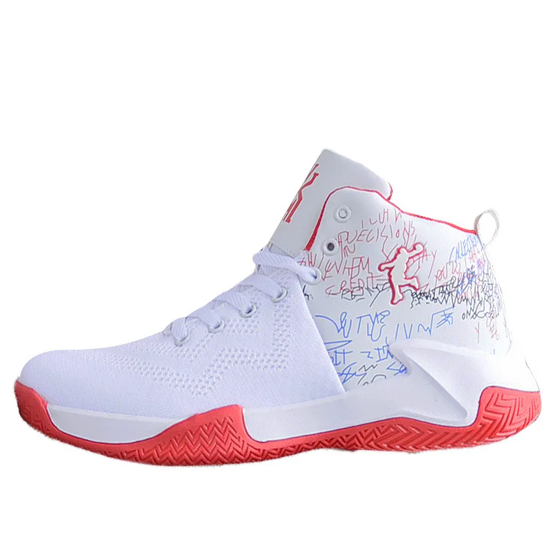 New Basketball Shoes Men High-top Sports Cushioning Hombre Athletic Male Shoes Comfortable Black Sneakers zapatillas Hot Sale
New Basketball Shoes Men High-top Sports Cushioning Hombre Athletic Male Shoes Comfortable Black Sneakers zapatillas Hot Sale