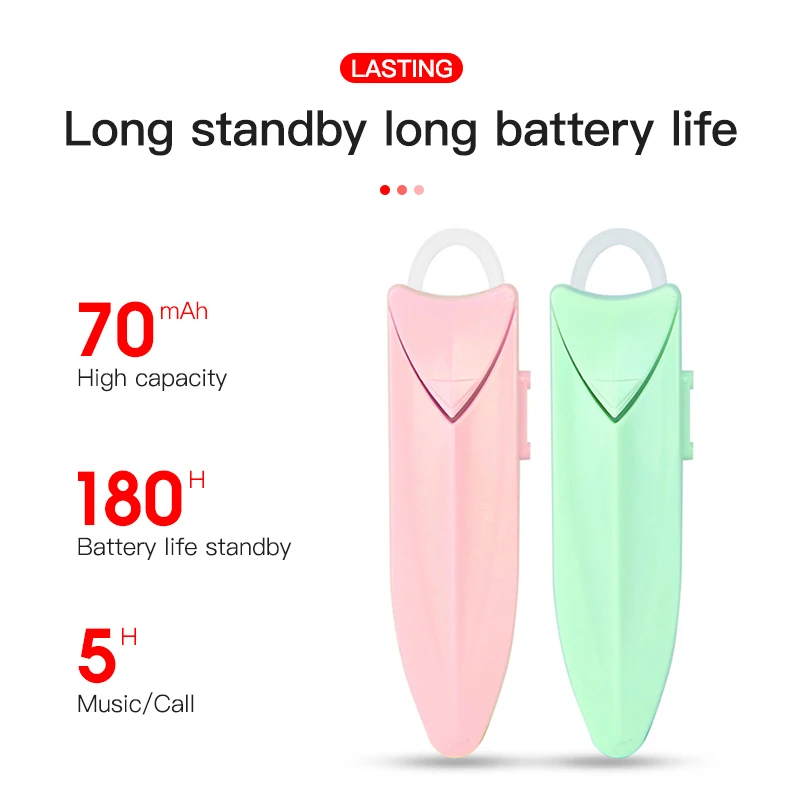 Bluetooth 5.0 Wireless Earphone With Mic Handsfree Stereo Bass DSP Noise Reduction Single Headphones Business Headset For Phones
Bluetooth 5.0 Wireless Earphone With Mic Handsfree Stereo Bass DSP Noise Reduction Single Headphones Business Headset For Phones