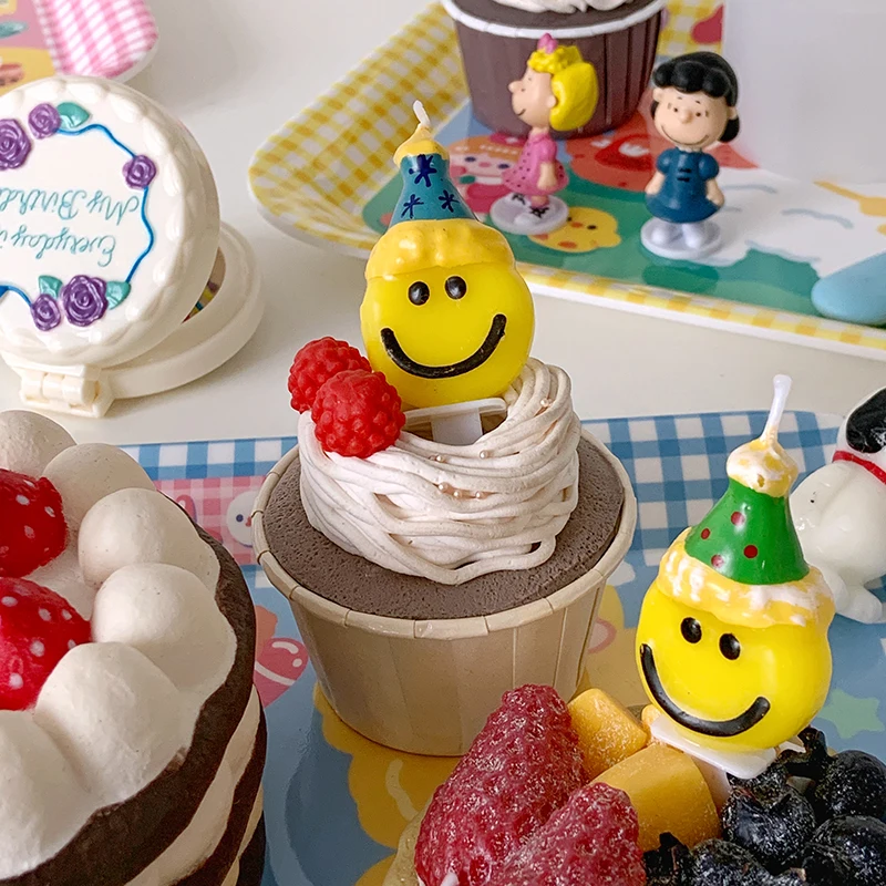 Милая свеча со смайликом для торта, Топпер, украшение для торта на день рождения ребенка, 100 дней, 4 шт.
Милая свеча со смайликом для торта, Топпер, украшение для торта на день рождения ребенка, 100 дней, 4 шт.