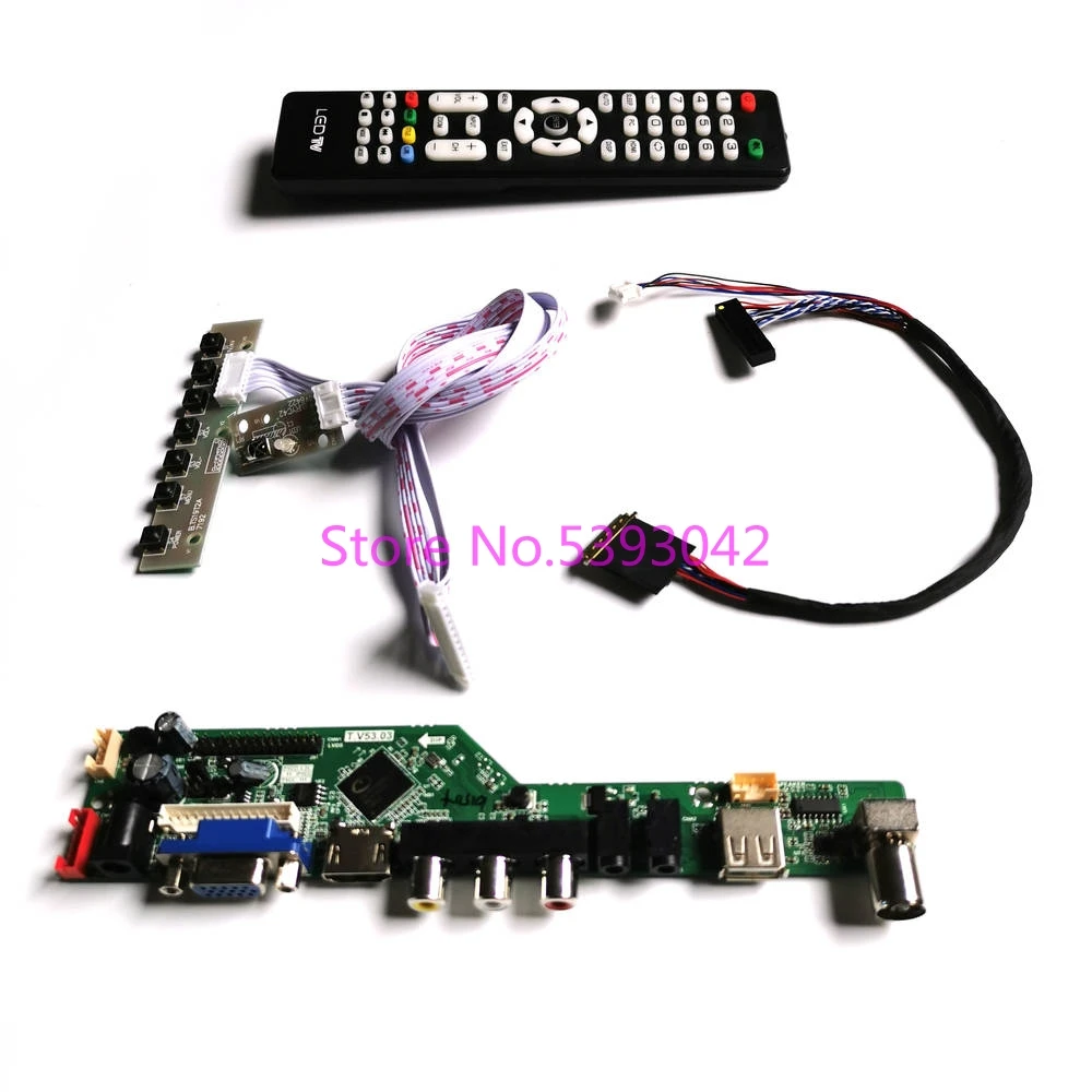 Комплект для LP156WD1 (TL)(B4)/(TL)(D1)/(TL)(D2)/(TL)(D3)/(TL)(D5) LVDS 40-контактный пульт дистанционного управления VGA AV 1600*900 LCD TV
Комплект для LP156WD1 (TL)(B4)/(TL)(D1)/(TL)(D2)/(TL)(D3)/(TL)(D5) LVDS 40-контактный пульт дистанционного управления VGA AV 1600*900 LCD TV