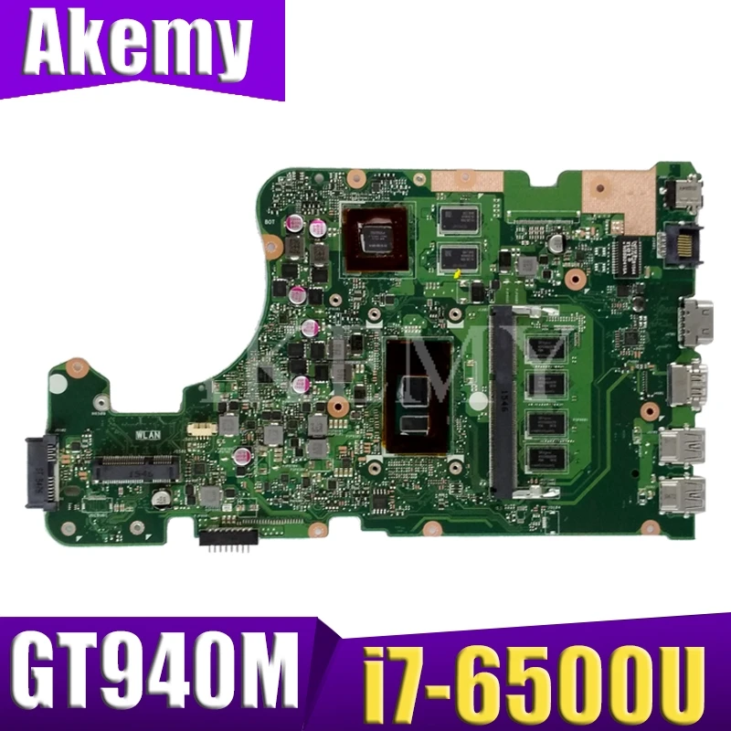 Akemy For ASUS X555U X555UJ X555UF X555UQ X555UB A555U K555F F555U laptop motherboard i7-6500 4GB RAM work original mainboard
Akemy For ASUS X555U X555UJ X555UF X555UQ X555UB A555U K555F F555U laptop motherboard i7-6500 4GB RAM work original mainboard
