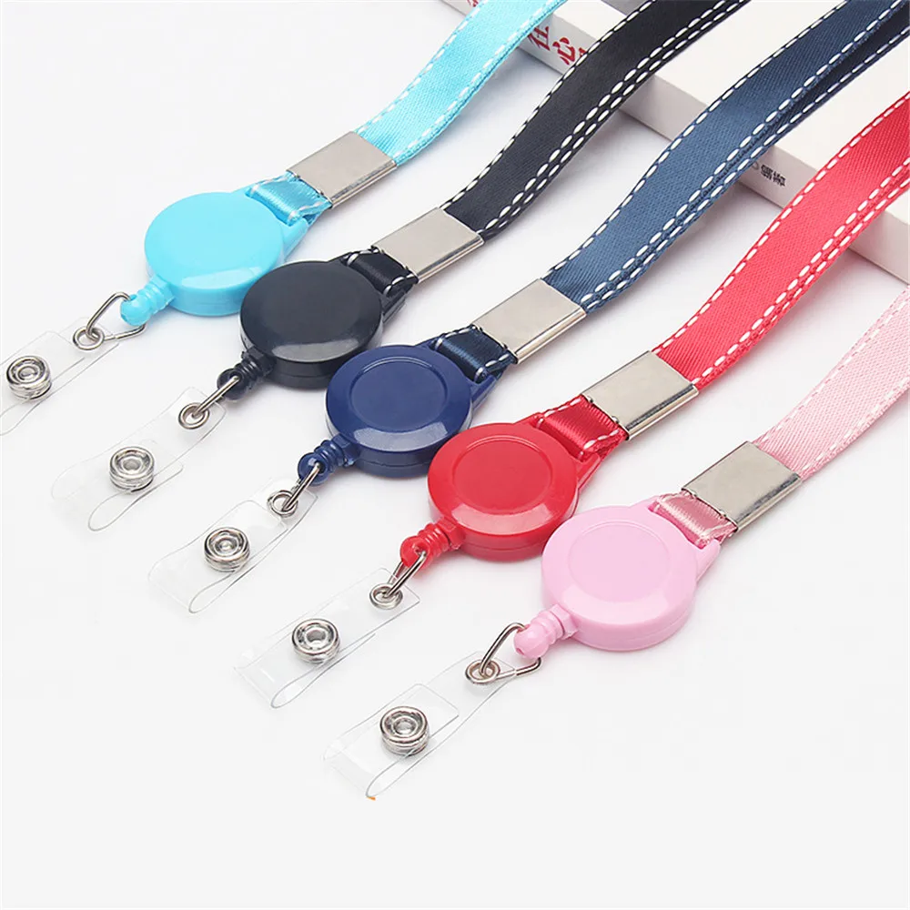 Fashion Retractable Lanyard Neck Strap Badge Holder Id Card Name Card Badge Clip Office Supplies
Fashion Retractable Lanyard Neck Strap Badge Holder Id Card Name Card Badge Clip Office Supplies