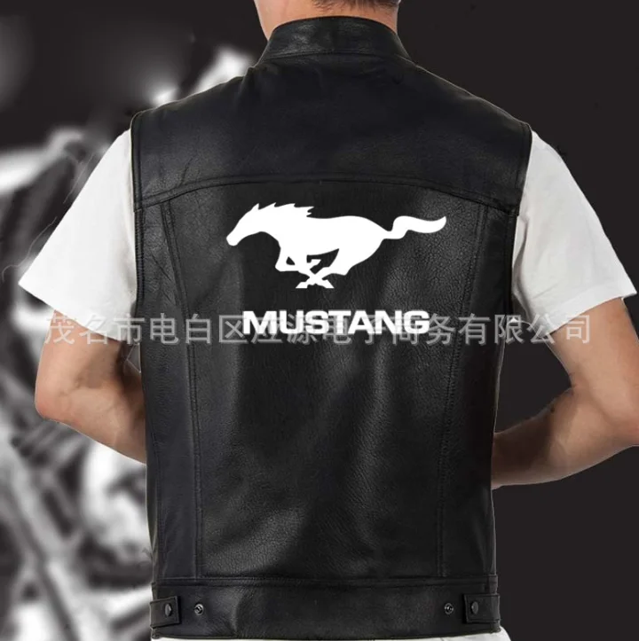 2021 NEW Motorcycle Leather Vest Men MUSTANG Spring New Fashion Punk Sleeveless Jacket V Neck Plus Size Waistcoats
2021 NEW Motorcycle Leather Vest Men MUSTANG Spring New Fashion Punk Sleeveless Jacket V Neck Plus Size Waistcoats