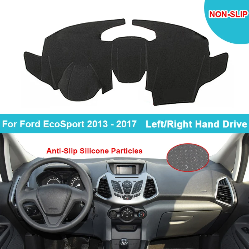 

For Ford EcoSport 2013 2014 2015 2016 2017 Car Auto Dashboard Cover Dashmat Dash Mat Carpet Cape Layers Sun Shade Flannel Suede