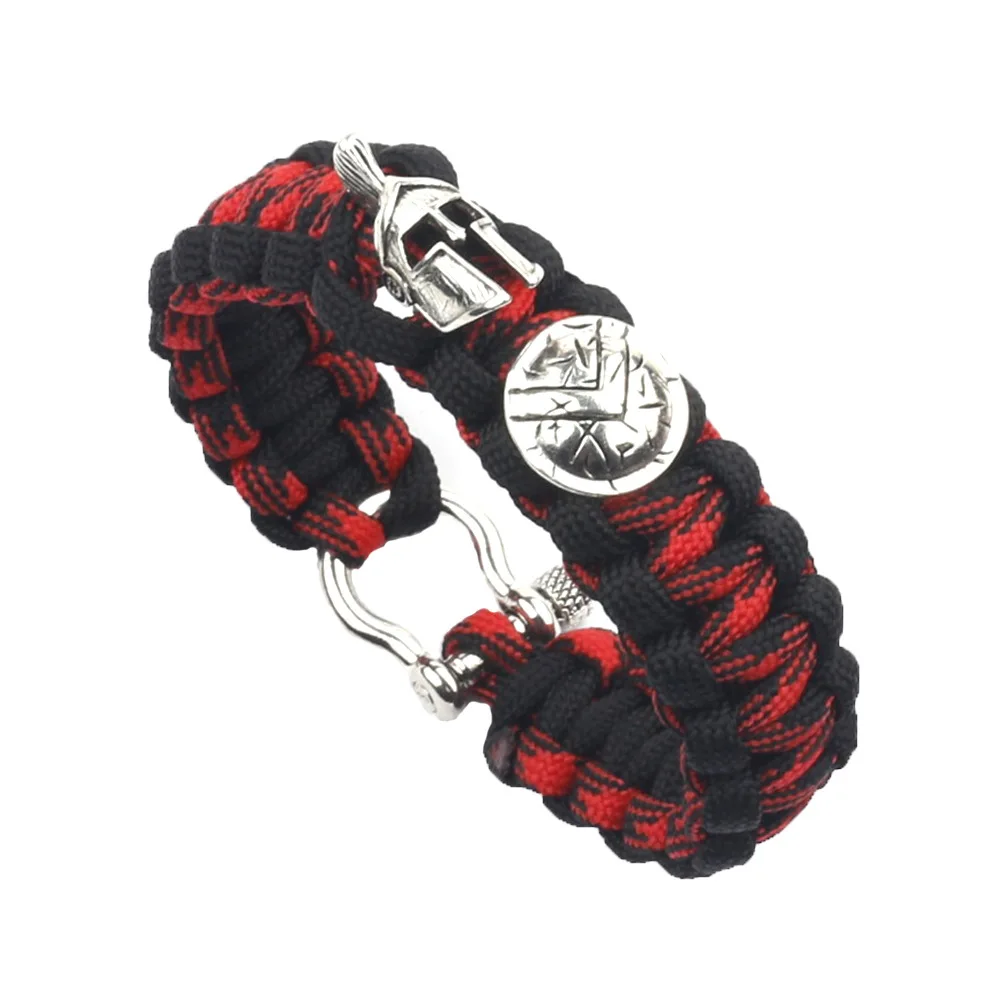 Retro survival bracelet men's Spartan helmet umbrella rope bracelet luxury handmade bracelet outdoor female jewelry
Retro survival bracelet men's Spartan helmet umbrella rope bracelet luxury handmade bracelet outdoor female jewelry
