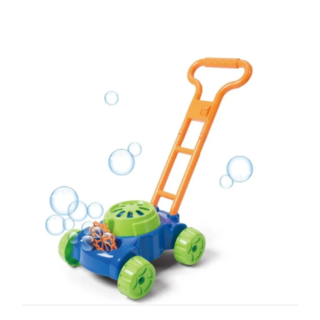 Electronic Children's Hand Push Bubble Car Bubble Lawn Mower with Music Walker Bubble Blower Machine With Bubble Water 60ml
Electronic Children's Hand Push Bubble Car Bubble Lawn Mower with Music Walker Bubble Blower Machine With Bubble Water 60ml