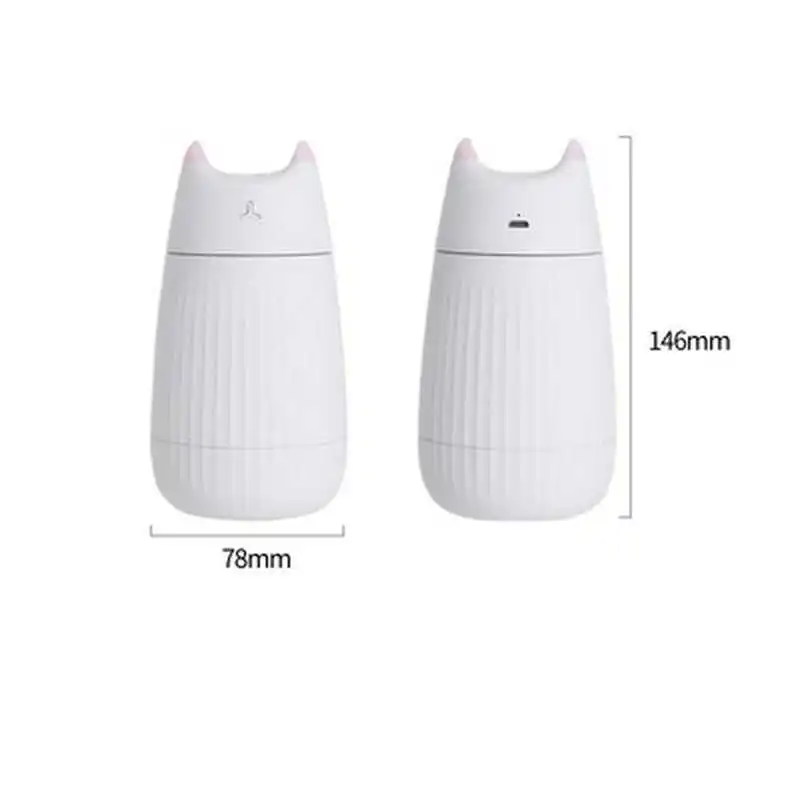 Air USB Humidifier Cute Cat Desktop Diffuser 200ML Car Air Freshener Purifier Mini Portable Diffuser With LED Lights For Home 
Air USB Humidifier Cute Cat Desktop Diffuser 200ML Car Air Freshener Purifier Mini Portable Diffuser With LED Lights For Home