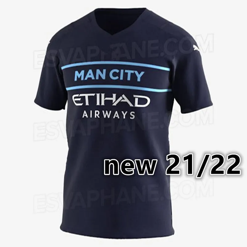 

new 21-22 Manchesteres shirt city shirt Kun Aguero Away De Bruyne Ake Ruben Sterling G.JESUS BERNARDO MAHREZ 3rd Away men shirt