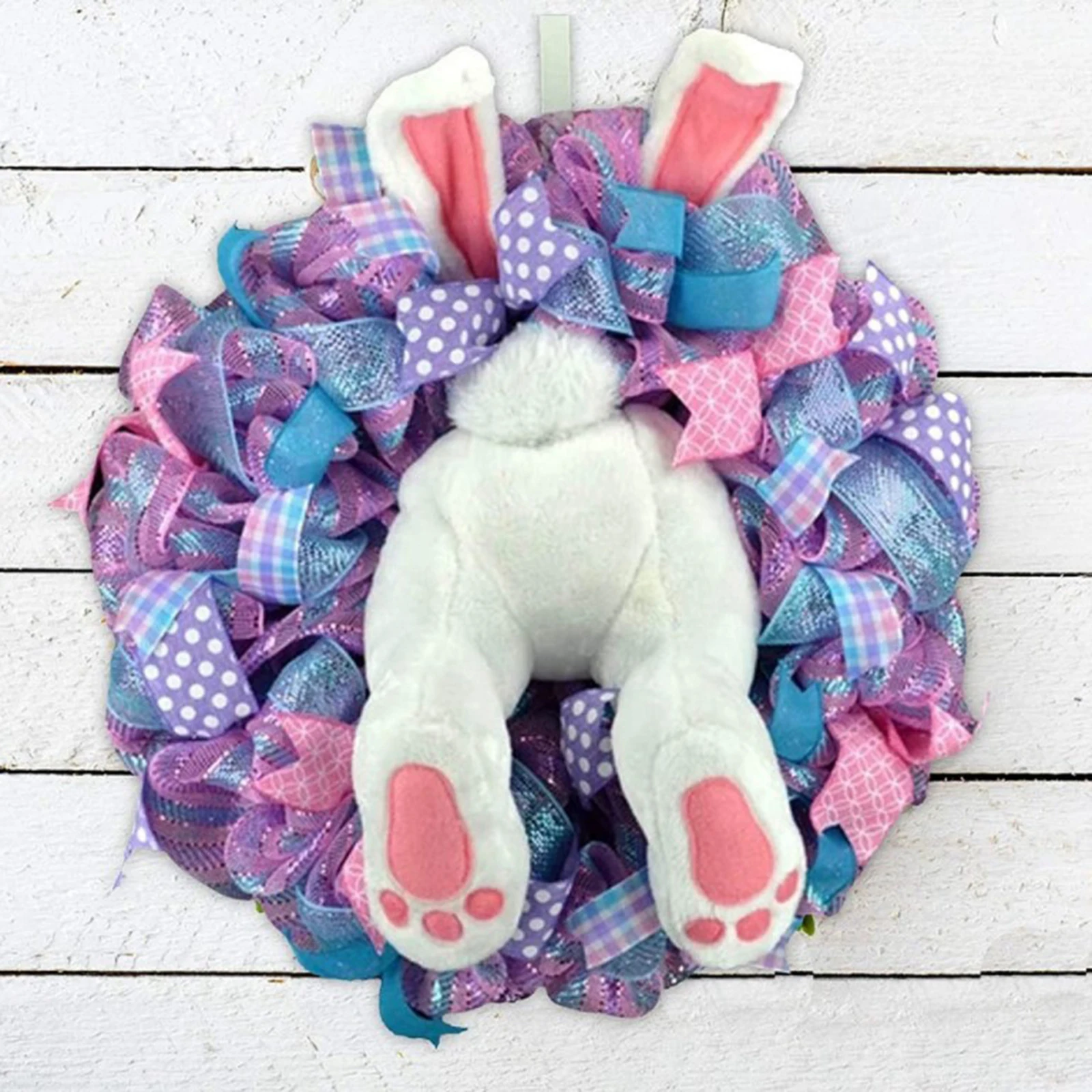 DIY Easter Bunny Decoration Wreath Funny Rabbit Cartoon Animal Ornaments For Window Door DIY Hanging Garland Holiday 
DIY Easter Bunny Decoration Wreath Funny Rabbit Cartoon Animal Ornaments For Window Door DIY Hanging Garland Holiday