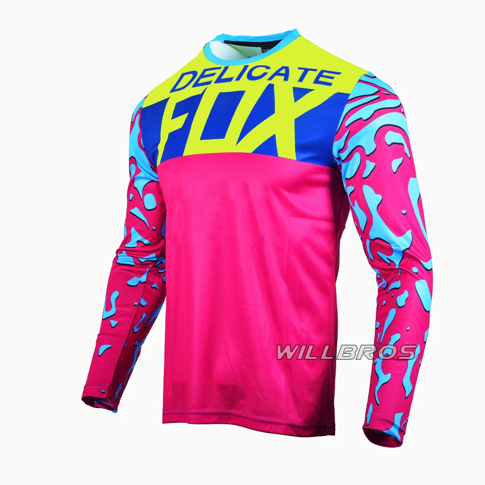 New One Delicate Fox 360 Shiv Long Sleeve Motocross Motorbike MTB ATV Bike Riding Jersey Mountain Bicycle Offroad Racing T-shirt
New One Delicate Fox 360 Shiv Long Sleeve Motocross Motorbike MTB ATV Bike Riding Jersey Mountain Bicycle Offroad Racing T-shirt
