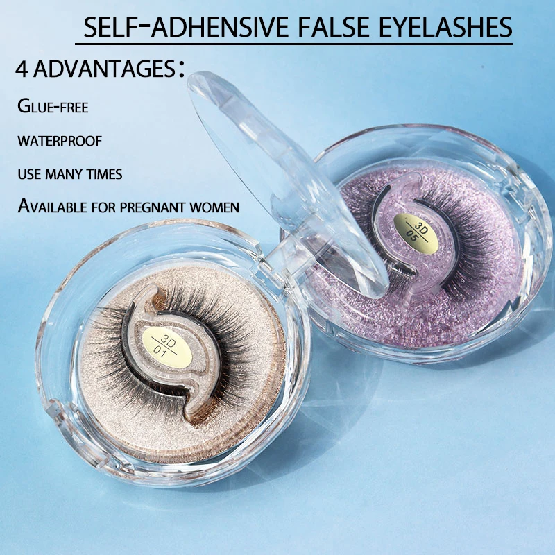 2021 New Glue-free Self-adhensive FAUX MINK Eyelashes Healthy Pregnant Woman Eyelash Waterproof Use Many Times Eyelashes Natural
2021 New Glue-free Self-adhensive FAUX MINK Eyelashes Healthy Pregnant Woman Eyelash Waterproof Use Many Times Eyelashes Natural
