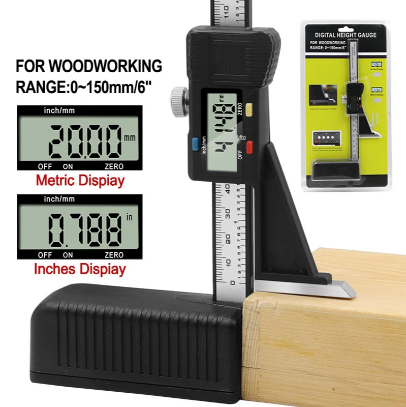 150mm Electronic Digital Caliper Carbon Fibre Vernier Calipers Plastic Gauge LCD Micrometer Ruler Measuring Tools Instrument
150mm Electronic Digital Caliper Carbon Fibre Vernier Calipers Plastic Gauge LCD Micrometer Ruler Measuring Tools Instrument