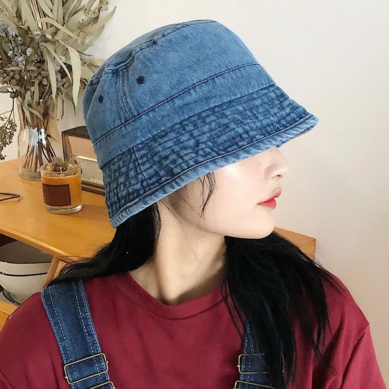 шапка Women Washed Cowboy Denim Bucket Hat Foldable Fisherman Hat Unisex Bob Caps Hip Hop Panama Cap Hiking Fishing Boonie Hat
шапка Women Washed Cowboy Denim Bucket Hat Foldable Fisherman Hat Unisex Bob Caps Hip Hop Panama Cap Hiking Fishing Boonie Hat