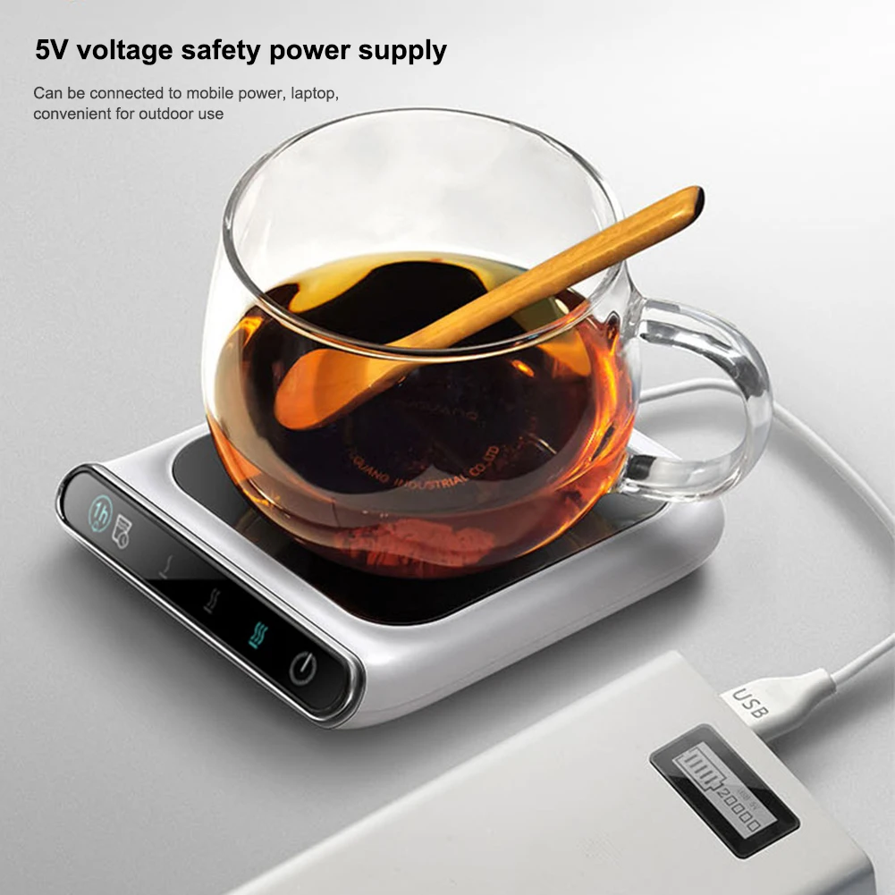 Cup Warmer Mini Heating Coasters USB Charging 3 Levels Of Adjustment Constant Temperature For Office/Home Warm Coffee Tea Milk
Cup Warmer Mini Heating Coasters USB Charging 3 Levels Of Adjustment Constant Temperature For Office/Home Warm Coffee Tea Milk