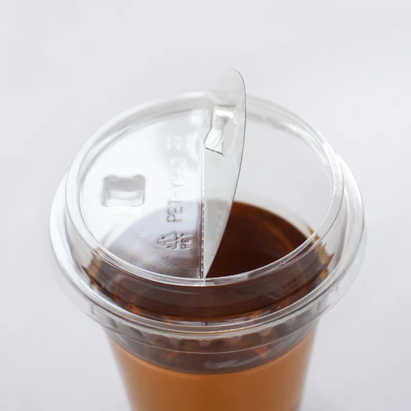 100pcs Thickened transparent half open cover 90mm/95mm/98mm caliber disposable plastic lid plastic cup paper cups creative cover
100pcs Thickened transparent half open cover 90mm/95mm/98mm caliber disposable plastic lid plastic cup paper cups creative cover