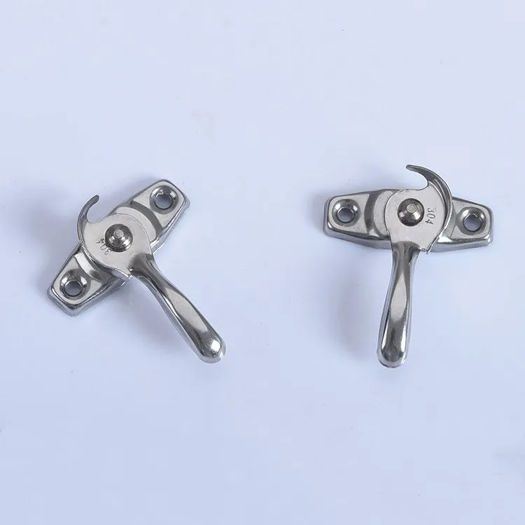 2pCS Stainless Steel Small Round Handle Crescent Lock Zinc Alloy Hook Lock Window Parts
2pCS Stainless Steel Small Round Handle Crescent Lock Zinc Alloy Hook Lock Window Parts
