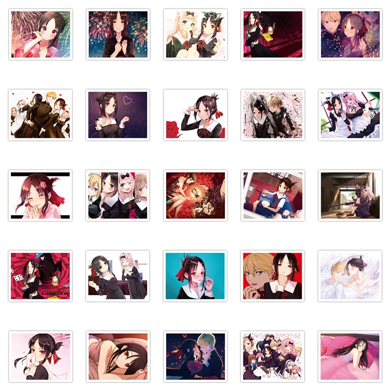 50PCS Anime Love Is War Chika Fujiwara Stickers for DIY Girl Stationery Laptop Phone Guitar Suitcase Cute Kaguya Sama Sticker
50PCS Anime Love Is War Chika Fujiwara Stickers for DIY Girl Stationery Laptop Phone Guitar Suitcase Cute Kaguya Sama Sticker