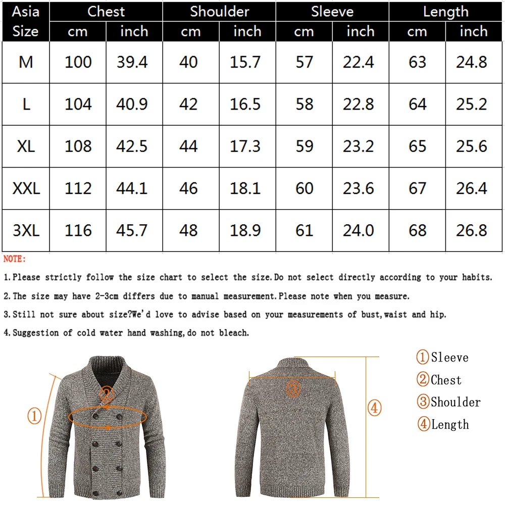 Men's Winter Wool Cardigan Sweater Double Breasted Cashmere V Neck Sweater Men Large Size Long Cardigan Men Pull Homme 2019
Men's Winter Wool Cardigan Sweater Double Breasted Cashmere V Neck Sweater Men Large Size Long Cardigan Men Pull Homme 2019