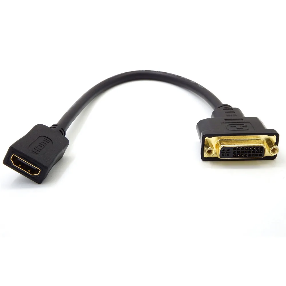 30 см, совместимому с HDMI конвертер кабель женский DVI-I DVI 24 + 5p Женский адаптер конвертер кабель Разъем проходит сигнал между DVI
30 см, совместимому с HDMI конвертер кабель женский DVI-I DVI 24 + 5p Женский адаптер конвертер кабель Разъем проходит сигнал между DVI