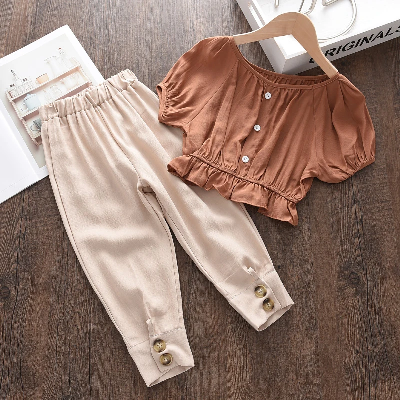 Menoea Girls Clothing Sets 2021 New Summer Baby Solid Top and Shorts 2Pcs Clothing Outfits Korean Fashion Children Casual Suits
Menoea Girls Clothing Sets 2021 New Summer Baby Solid Top and Shorts 2Pcs Clothing Outfits Korean Fashion Children Casual Suits