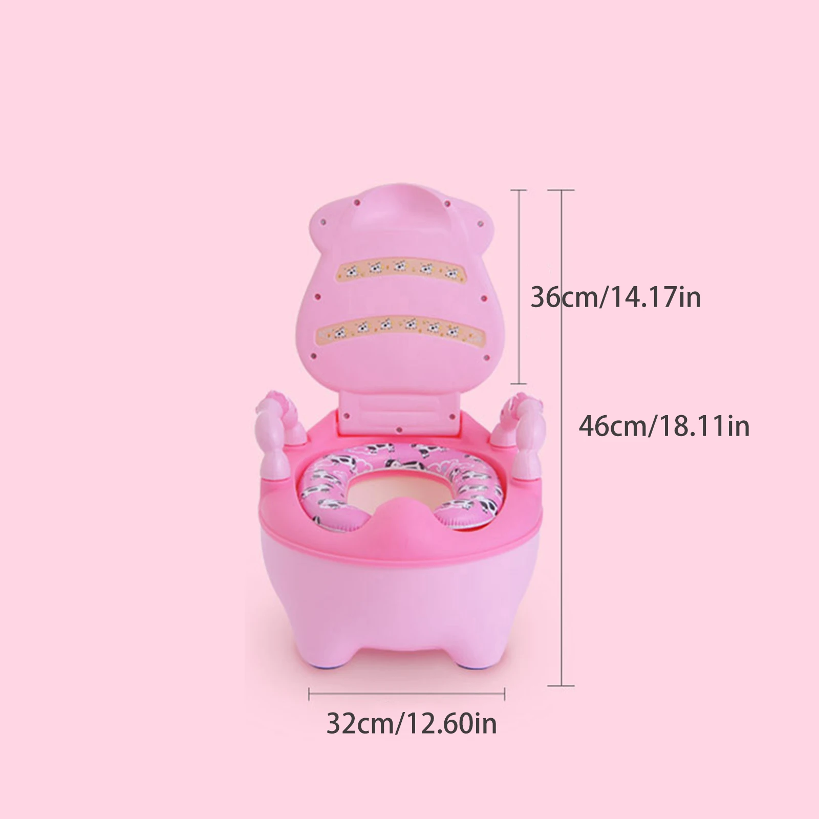 Portable Baby Potty Multifunction Training Kids Chair Toilet Seat Comfortable Safe Plastic Cute Ergonomic Design Potty Chair
Portable Baby Potty Multifunction Training Kids Chair Toilet Seat Comfortable Safe Plastic Cute Ergonomic Design Potty Chair