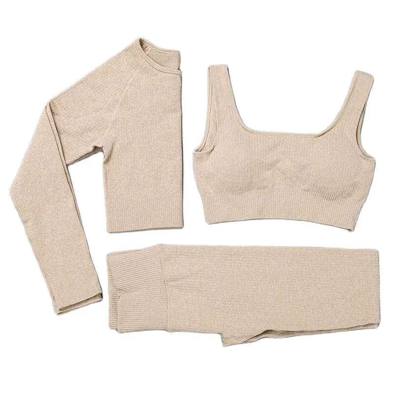 2/3 Piece Set for Womens Outfits Workout Set Crop Top Gym Clothing Leggings Set Seamless Leggings Bra Sport Set
2/3 Piece Set for Womens Outfits Workout Set Crop Top Gym Clothing Leggings Set Seamless Leggings Bra Sport Set