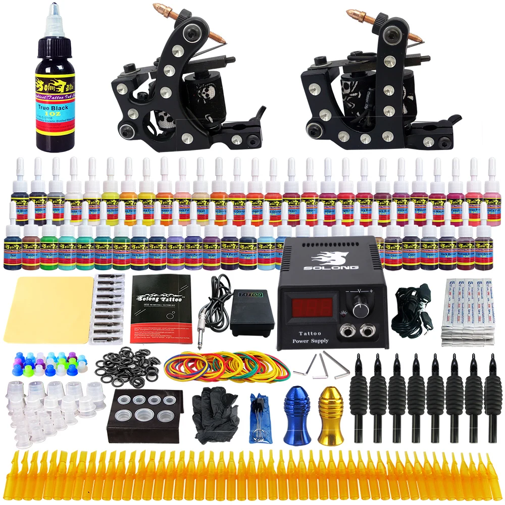 TK256 tattoo complete tattoo kit for beginners professional tattoo machine kit dual machine 54-color tattoo kit
TK256 tattoo complete tattoo kit for beginners professional tattoo machine kit dual machine 54-color tattoo kit
