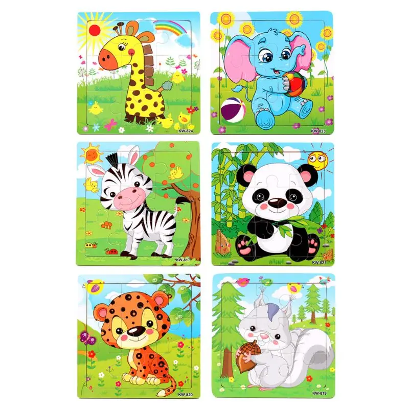 Wooden Jigsaw Puzzles for Kids Ages 2-5 Toddler Puzzles 9 Pieces Preschool Educational Learning Toys Set Animals Puzzles
Wooden Jigsaw Puzzles for Kids Ages 2-5 Toddler Puzzles 9 Pieces Preschool Educational Learning Toys Set Animals Puzzles