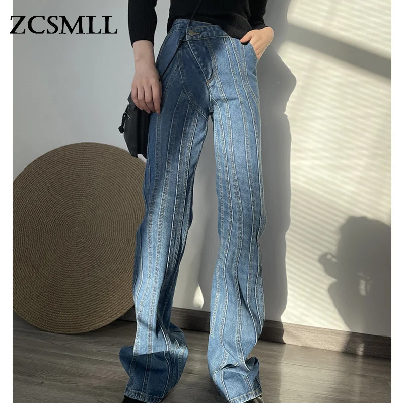 ZCSMLL 2021 Новая зимняя и модная женская одежда с высокой талией светло-голубые джинсовые брюки расклешенные брюки TH1078
ZCSMLL 2021 Новая зимняя и модная женская одежда с высокой талией светло-голубые джинсовые брюки расклешенные брюки TH1078