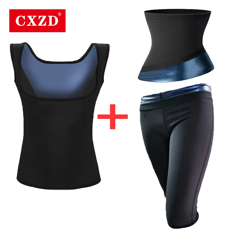 

CXZD костюмы для сауны для женщин, жилет для коррекции фигуры, тренажер талии, пояс для похудения, Корректирующее белье, тренировочный корсет ...
