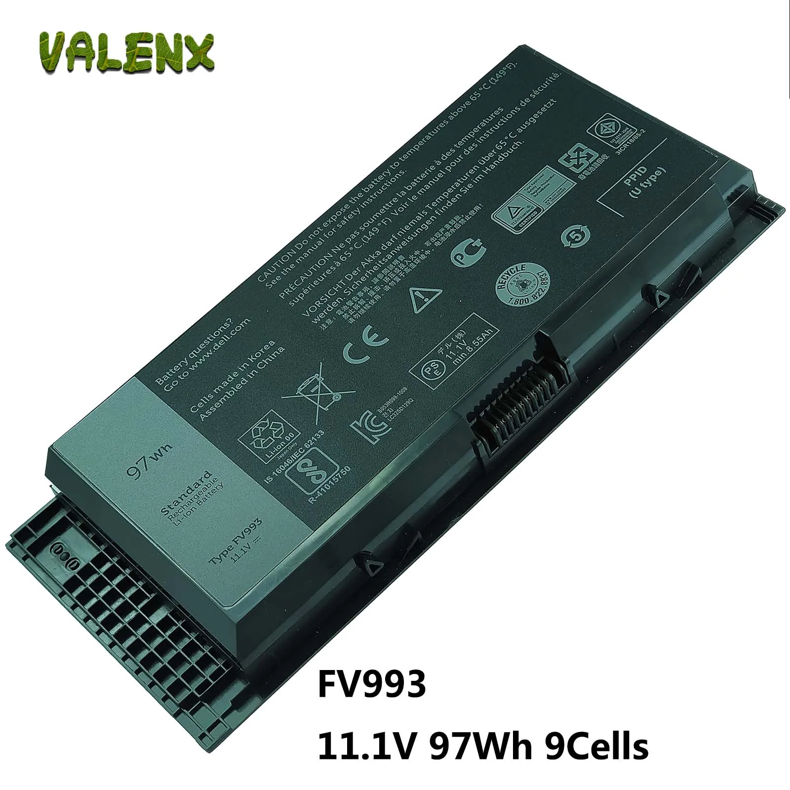 New M4800 M6800 FV993 Laptop Battery Compatible with Dell Precision M4600 M4700 M6700 M6600 Series,Fits FJJ4W KJ321 PG6RC V7M28
New M4800 M6800 FV993 Laptop Battery Compatible with Dell Precision M4600 M4700 M6700 M6600 Series,Fits FJJ4W KJ321 PG6RC V7M28