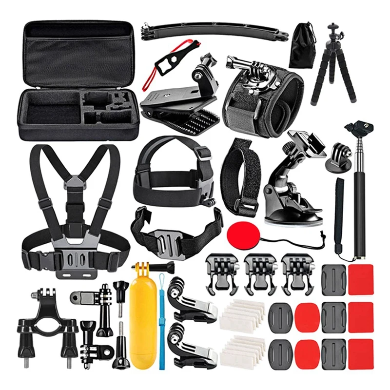 Accessory Set for Gopro 50 in 1 Gopro Hero 9 8 7 6 Small Ant Mountain Dog Sports Camera Accessory Set
Accessory Set for Gopro 50 in 1 Gopro Hero 9 8 7 6 Small Ant Mountain Dog Sports Camera Accessory Set