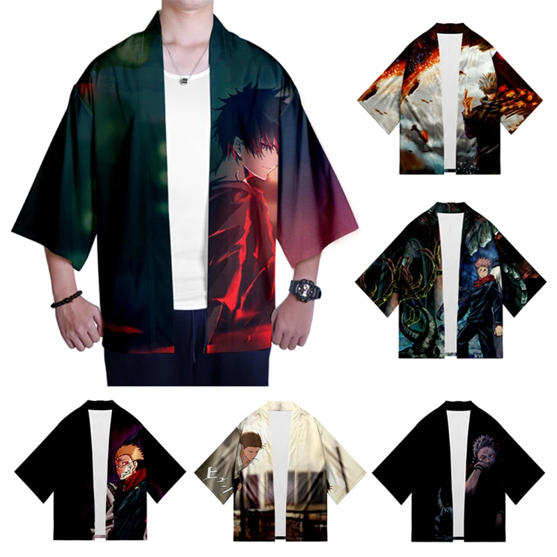 Anime Conjure Back Cosplay Costume Halloween Game Women Clothing 3D Summer short Sleeve Kimono Cardigan Thin Sunscreen Clothes
Anime Conjure Back Cosplay Costume Halloween Game Women Clothing 3D Summer short Sleeve Kimono Cardigan Thin Sunscreen Clothes