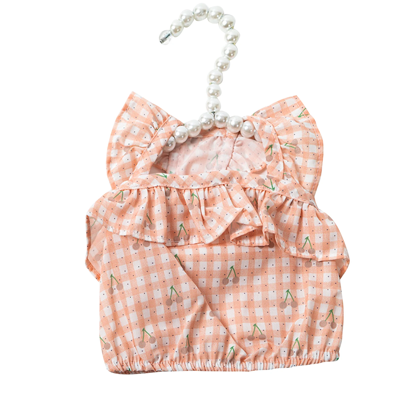 Pet Summer Outfits For Dog Print Plaid Sleeves Small Dog Vest Breathable Pet Apparel Costume Lotus Leaf Collar Cropped Vest
Pet Summer Outfits For Dog Print Plaid Sleeves Small Dog Vest Breathable Pet Apparel Costume Lotus Leaf Collar Cropped Vest