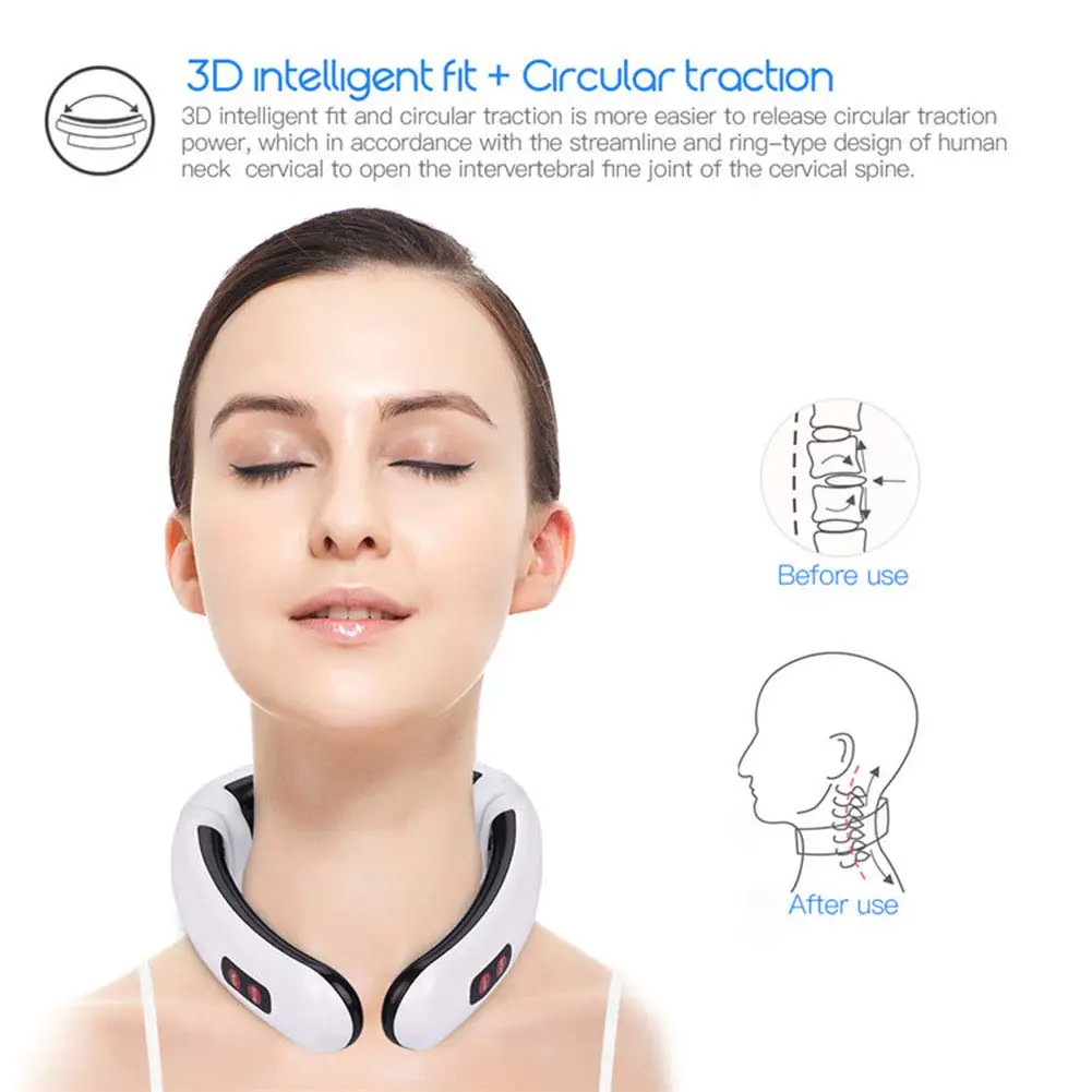 Magnetic Therapy U-shape Neck Massager Travel Pillow Electric Impulse Neck Shoulder Massage Portable Acupuncture Pain Relief
Magnetic Therapy U-shape Neck Massager Travel Pillow Electric Impulse Neck Shoulder Massage Portable Acupuncture Pain Relief