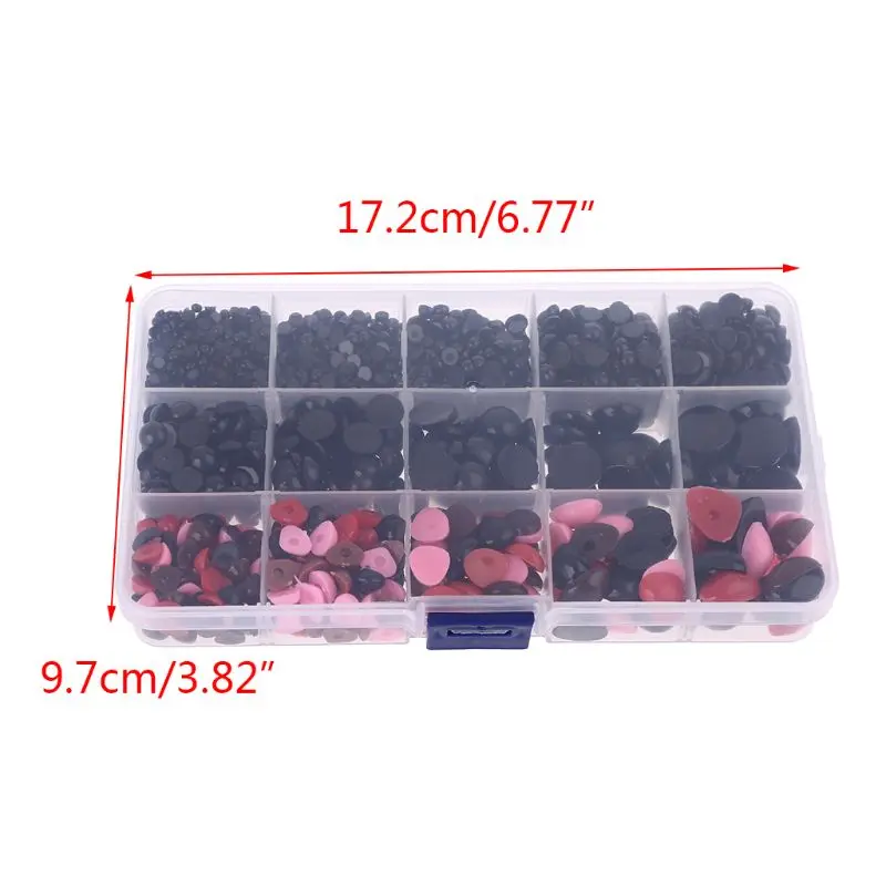 2575pcs/box Plastic Safety Eyes Noses for Bear Doll Stuffed Toys Animal Puppet DIY Crafts Accessories
2575pcs/box Plastic Safety Eyes Noses for Bear Doll Stuffed Toys Animal Puppet DIY Crafts Accessories