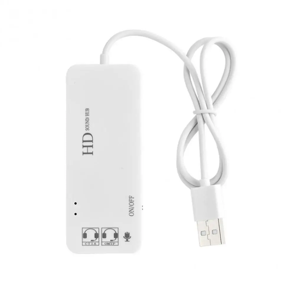 3 порта USB 2 0 зарядное устройство концентратор + стерео наушники микрофон W/ 7.1CH