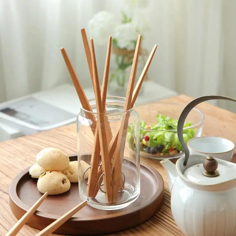 1pc Wooden Food Tongs Long Handle Non-Slip Bread Tongs Dessert Tongs Barbecue Tongs Cooking Tools Accessories Tools
1pc Wooden Food Tongs Long Handle Non-Slip Bread Tongs Dessert Tongs Barbecue Tongs Cooking Tools Accessories Tools