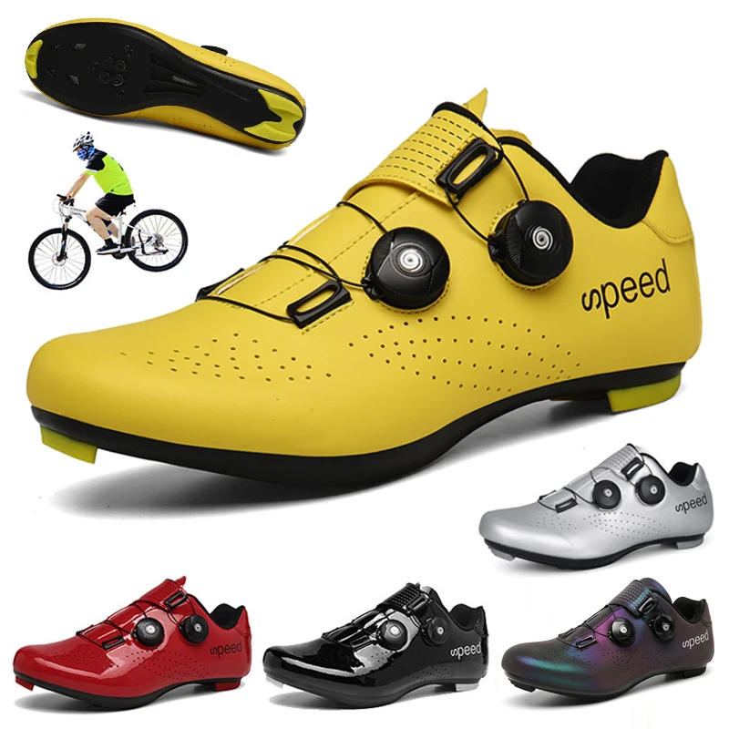 Мужские велосипедные кроссовки Mtb Spd Велосипедная обувь Самоблокирующиеся шипы