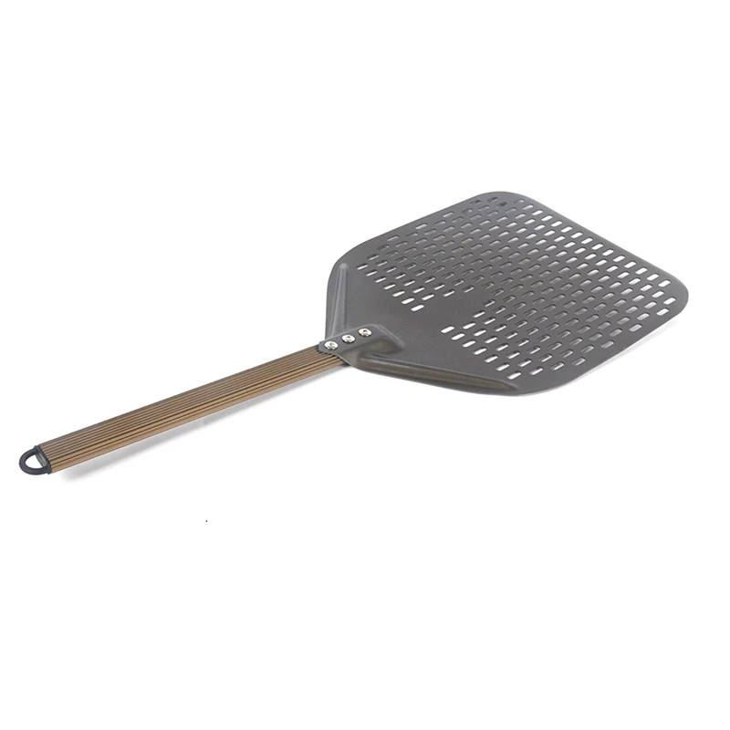 14 Inch Rectangular Pizza Shovel,Perforated Pizza Paddle Aluminum Pizza Peel,Pizza Tool for Baking 
14 Inch Rectangular Pizza Shovel,Perforated Pizza Paddle Aluminum Pizza Peel,Pizza Tool for Baking