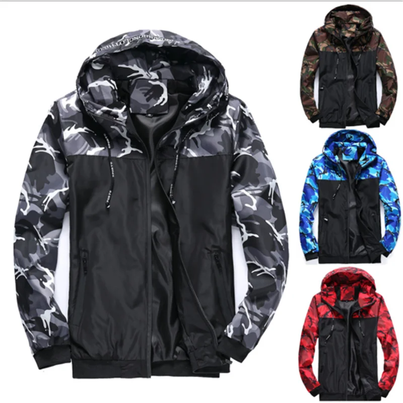 S-6xl Camouflage Men's Jacket Men's Jacket Tooling Hooded Color Matching Large Size 
S-6xl Camouflage Men's Jacket Men's Jacket Tooling Hooded Color Matching Large Size