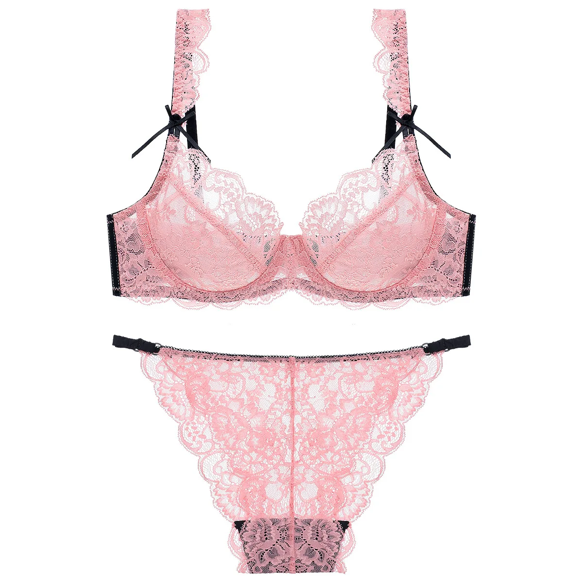 Hot Sale Style Push Up Women's Underwear And Panties Ultra-Thin Bra No Pad Lace Sexy Lingerie Set
Hot Sale Style Push Up Women's Underwear And Panties Ultra-Thin Bra No Pad Lace Sexy Lingerie Set