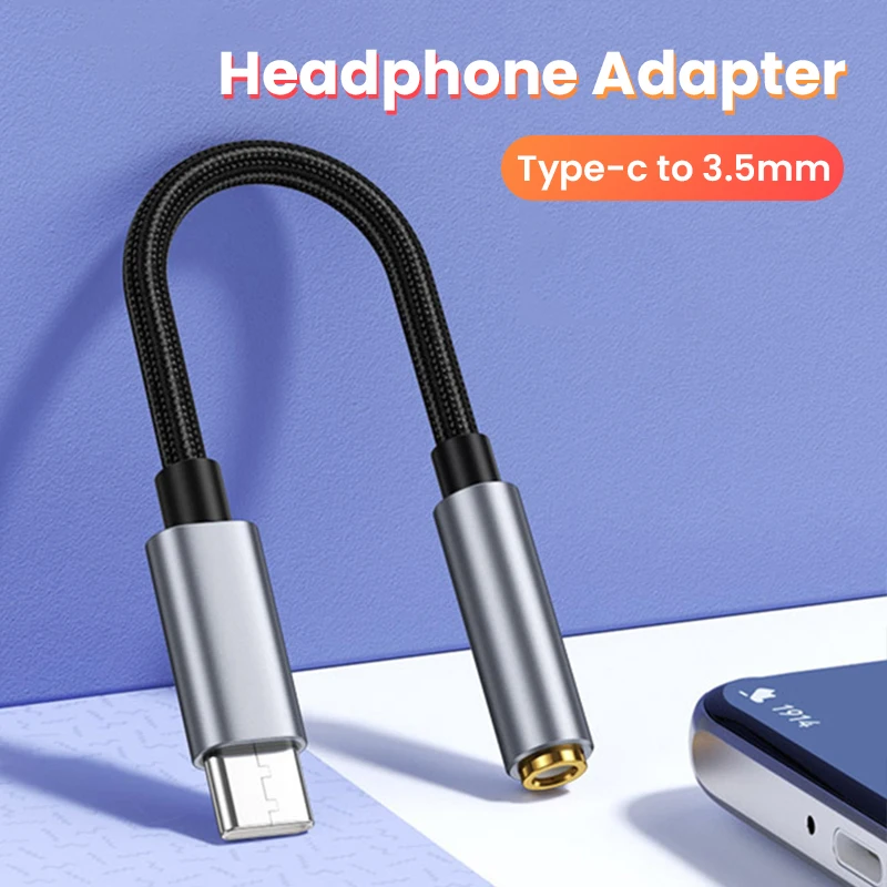 Type C to 3.5mm Adapter Aux Usb C To 3.5MM Headphone Jack Adapter Audio Cable for Xiaomi Mi iPad Pro Samsung Galaxy S20
Type C to 3.5mm Adapter Aux Usb C To 3.5MM Headphone Jack Adapter Audio Cable for Xiaomi Mi iPad Pro Samsung Galaxy S20